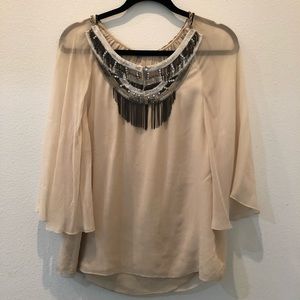 Alice and Olivia embellished top